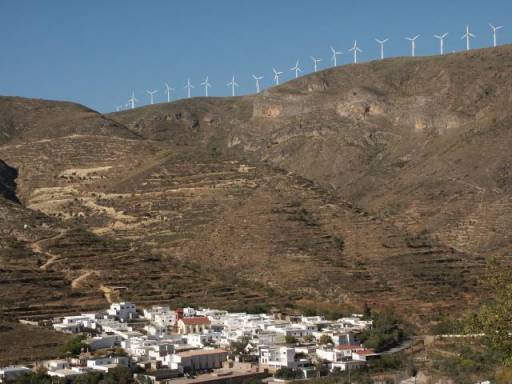 Windpark in Andalusien