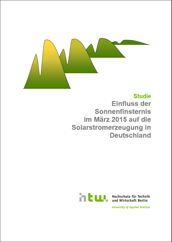 Studie: Einfluss der Sonnenfinsternis im März 2015 auf die Solarstromerzeugung in Deutschland